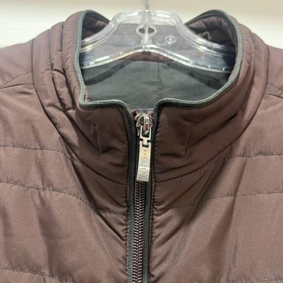 Robert Barakett Unisex Brown Quilted Vest sleeveless Jacket size medium - Picture 4 of 8